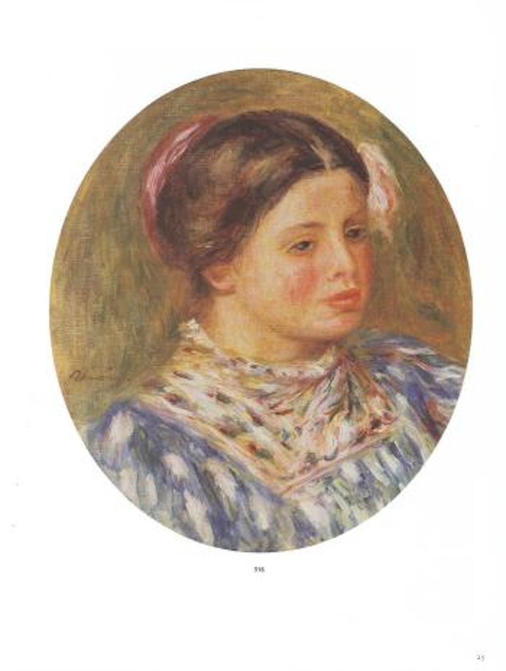 Jeune fille en bleu by Pierre-Auguste Renoir