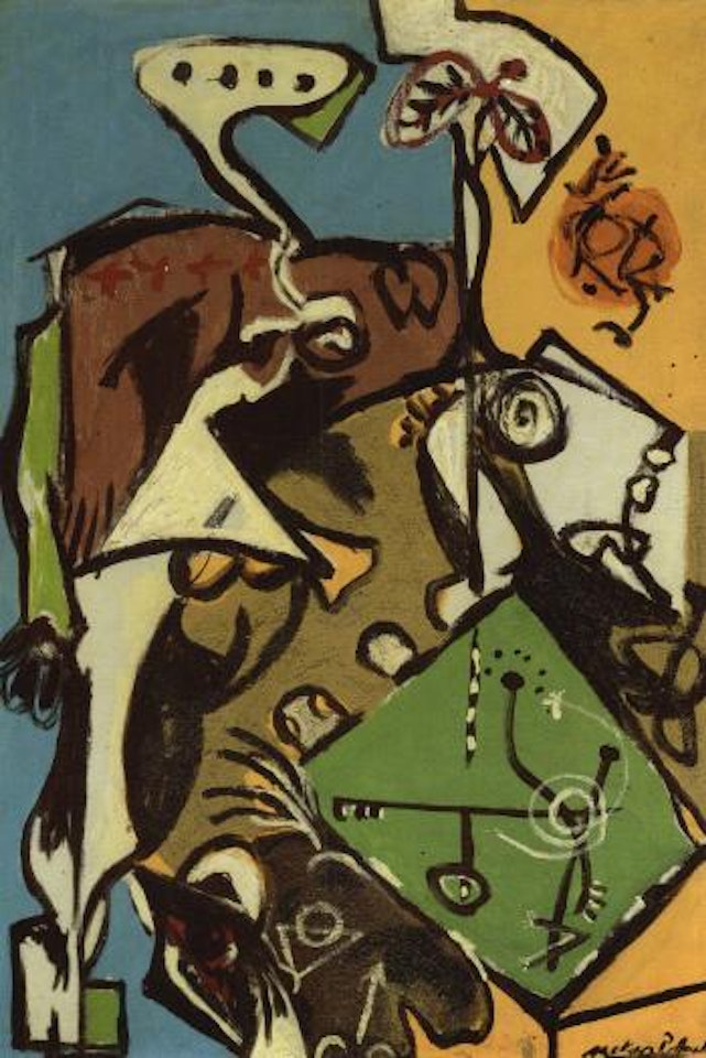 The white angel by Jackson Pollock