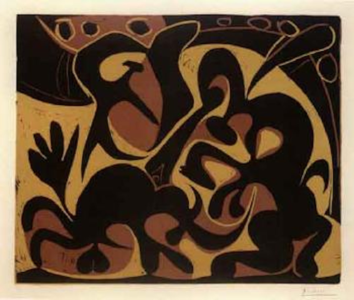 Pique, noir et beige by Pablo Picasso