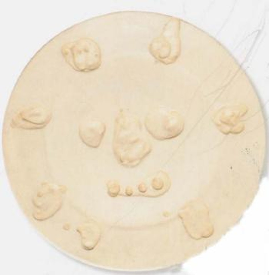 Visage avec des taches by Pablo Picasso