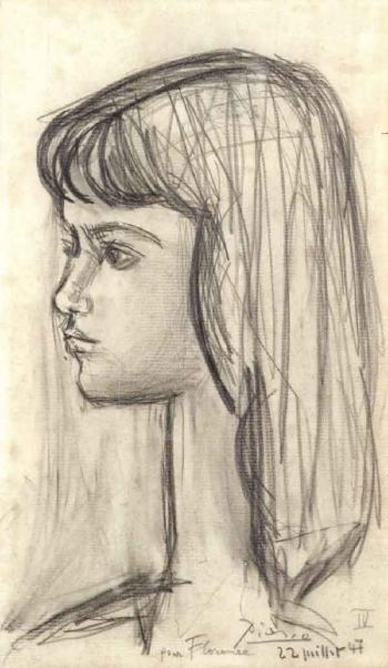 Portrait de Florence Loeb by Pablo Picasso