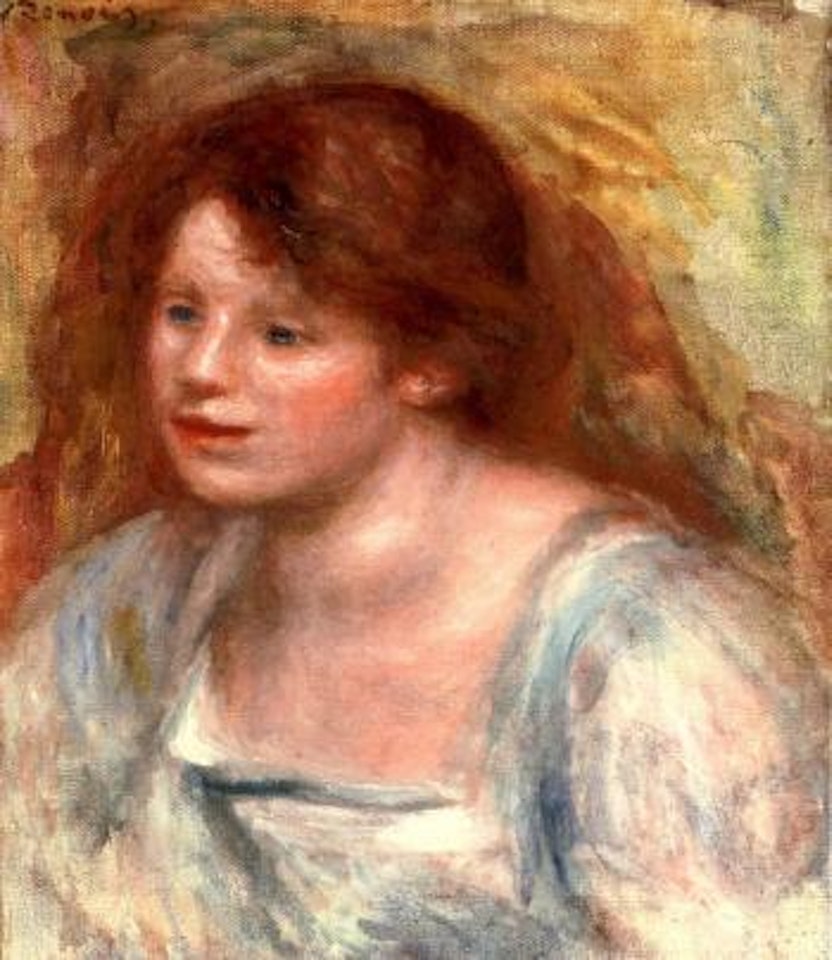 Portrait de Lucienne by Pierre-Auguste Renoir
