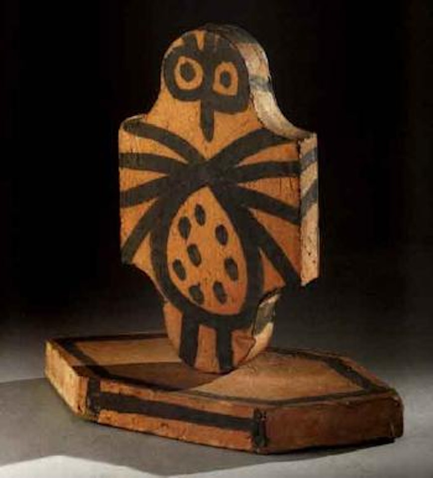 Hibou noir sur socle by Pablo Picasso