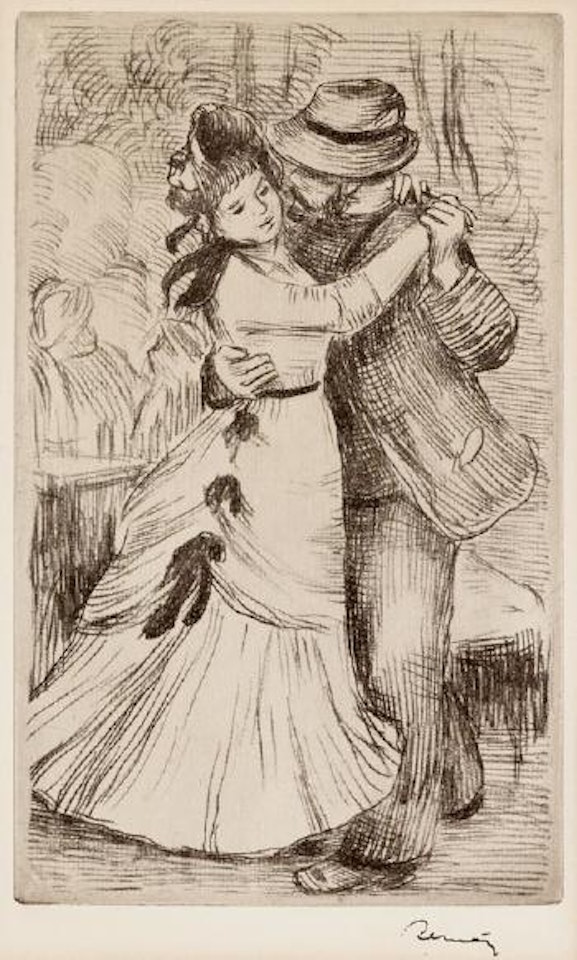 La danse a la campagne by Pierre-Auguste Renoir