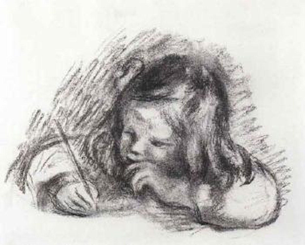 Le petit garcon au porte-plume by Pierre-Auguste Renoir