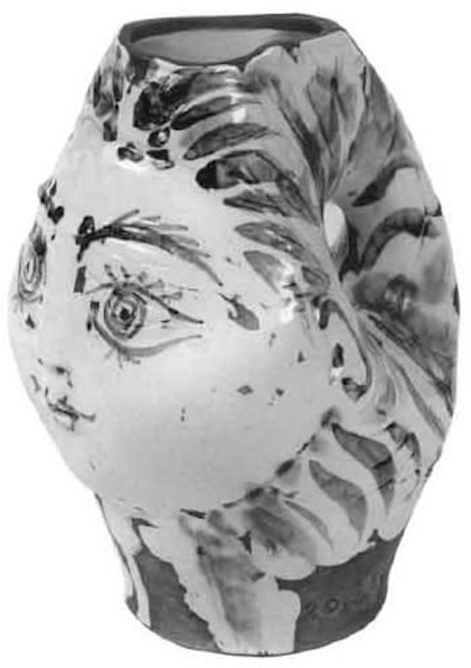 Tete de femme couronne de fleurs by Pablo Picasso