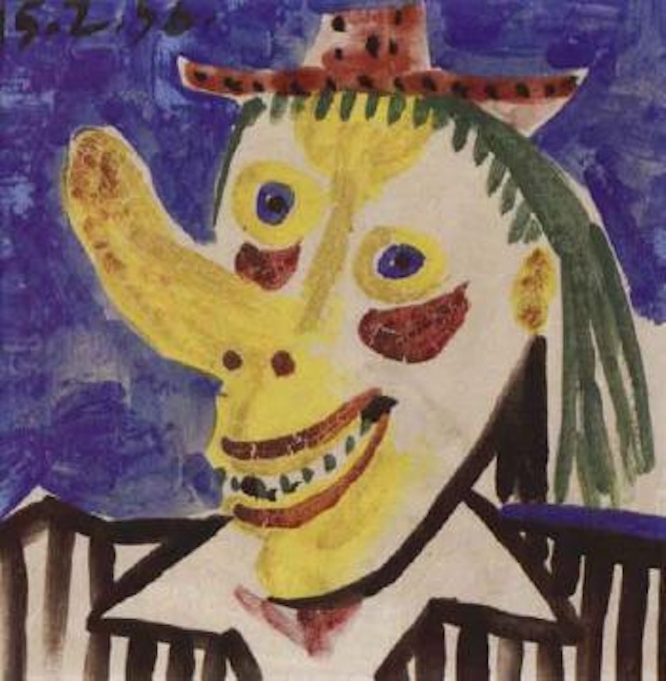 Tete de clown by Pablo Picasso