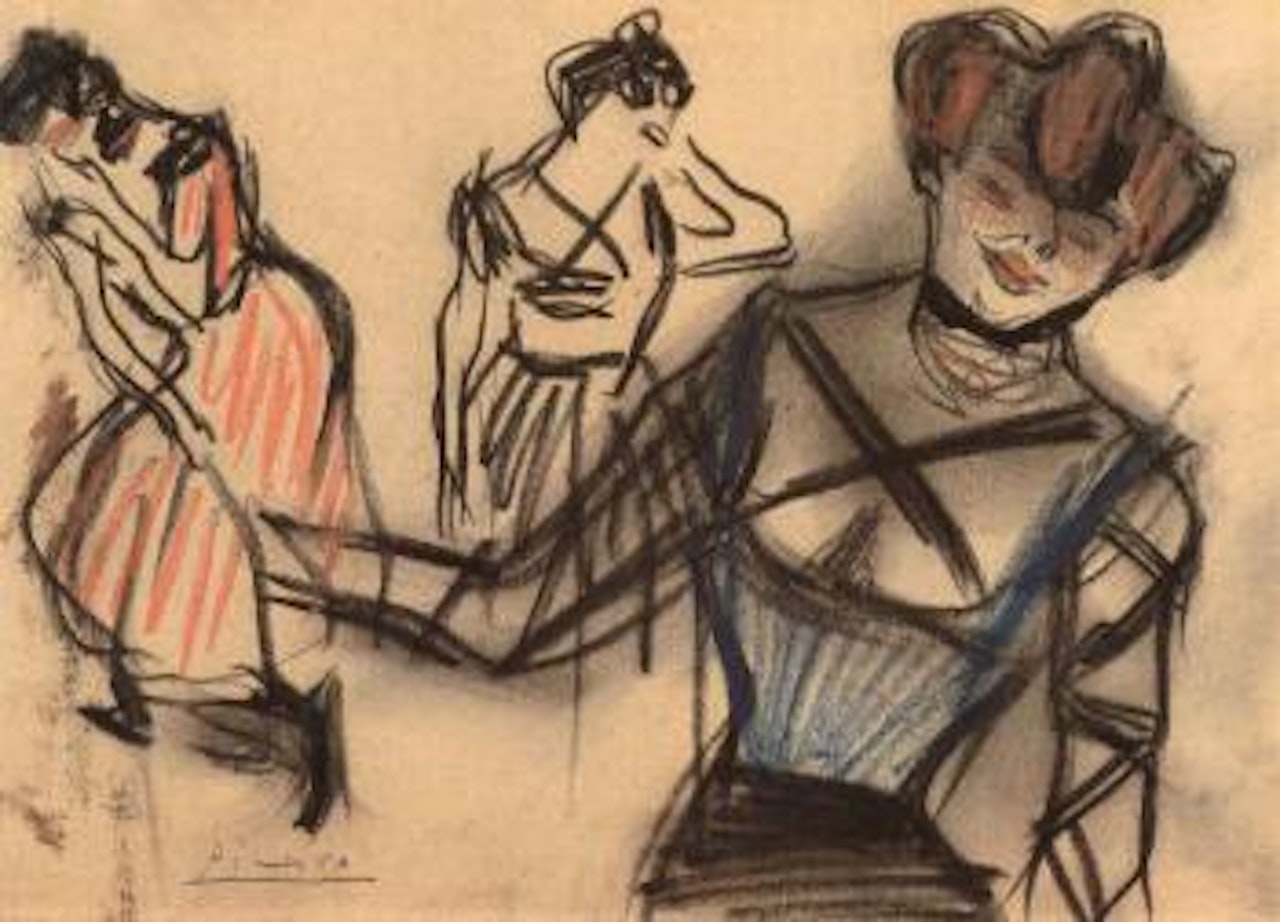 Etude de trois femmes by Pablo Picasso