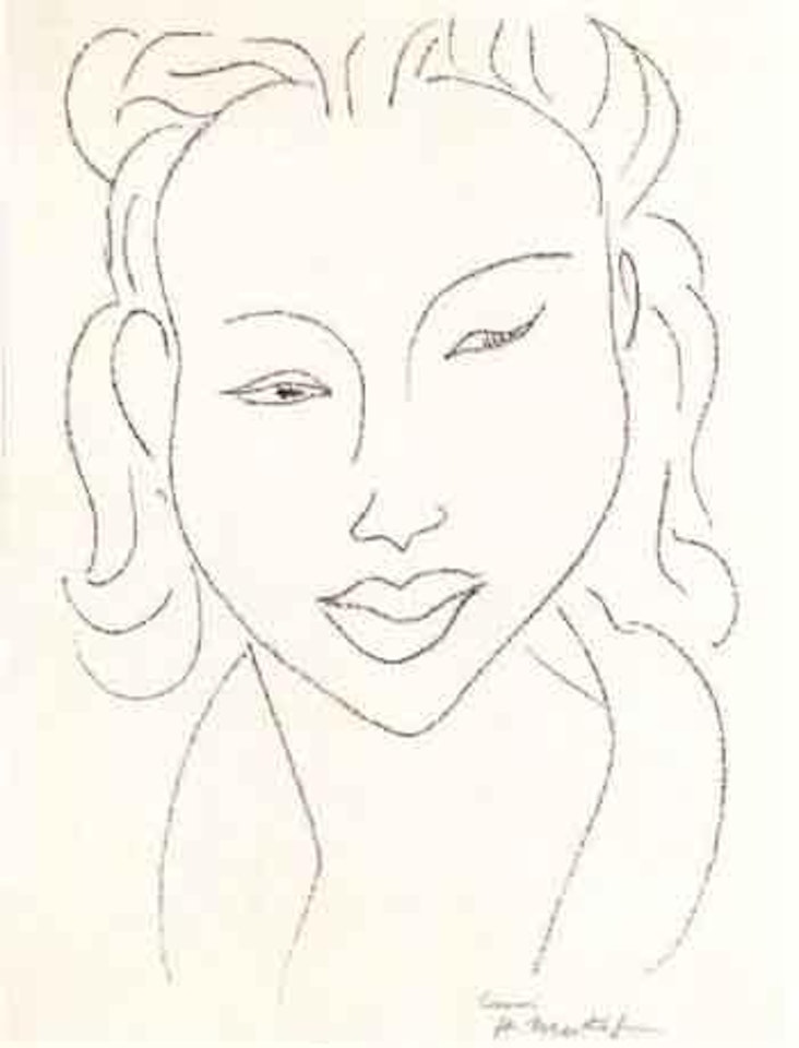 Chinoise au visage de face by Pablo Picasso