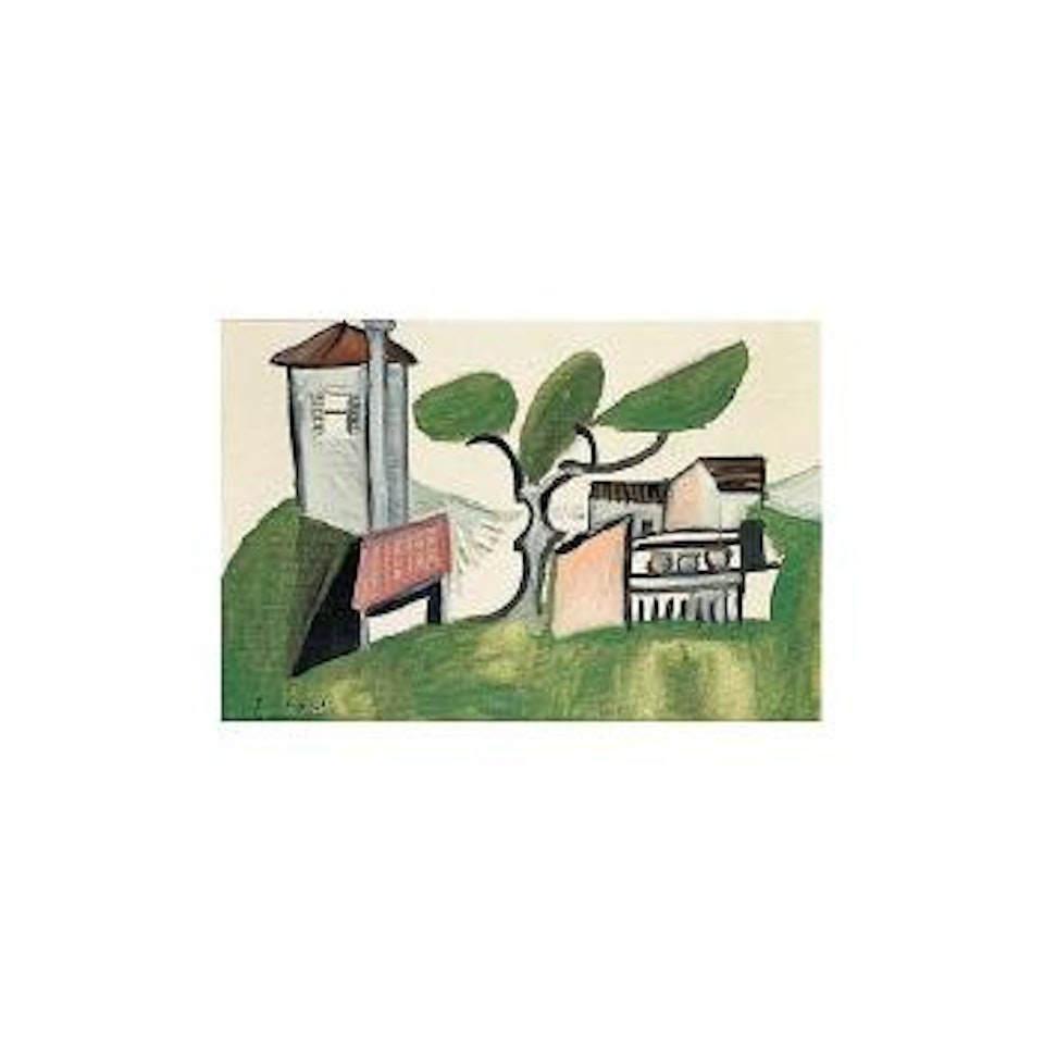 Paysage au pin by Pablo Picasso