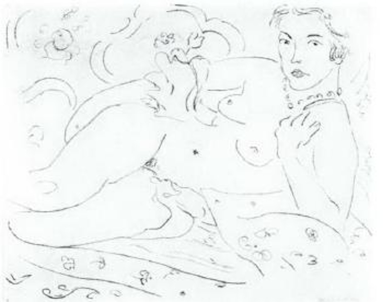 Nu, main gauche pres de l'epaule by Henri Matisse
