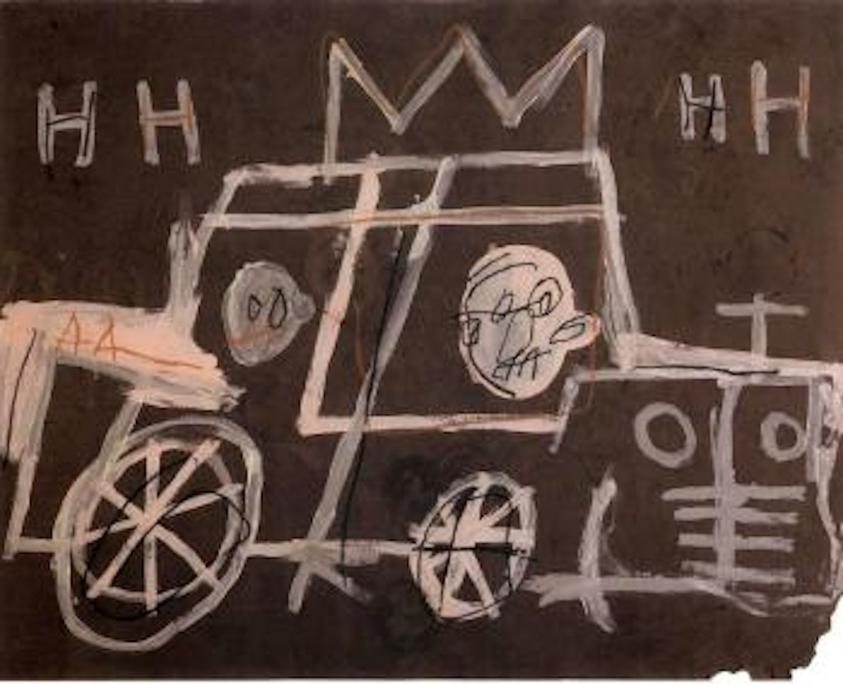 Untitled (Taxi Cab) by Jean-Michel Basquiat