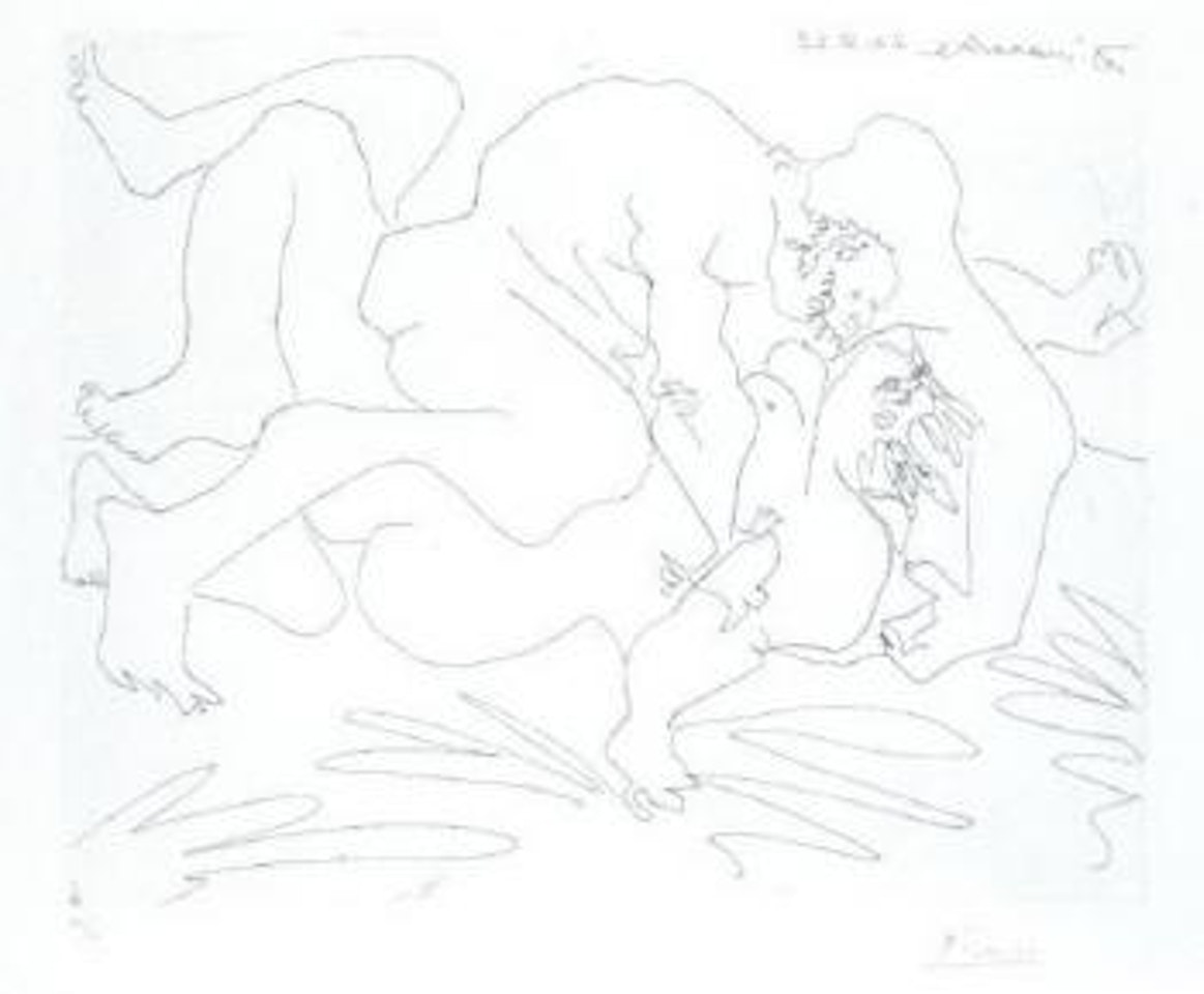 L'entreinte by Pablo Picasso