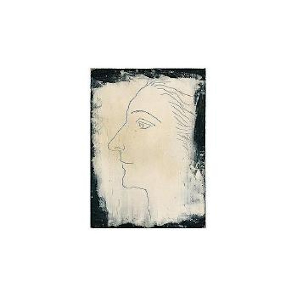 Tete de femme de profil by Pablo Picasso