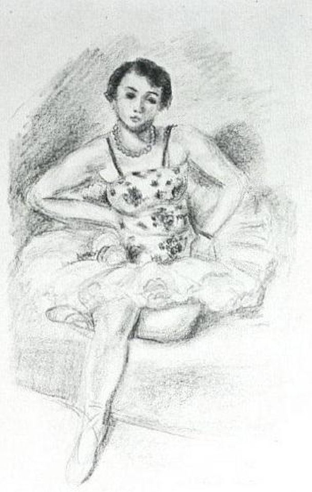 Danseuse assis by Henri Matisse