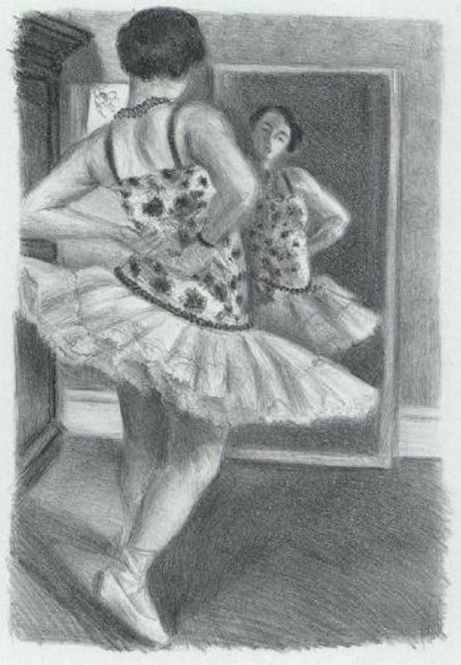 Danseuse, refletee dans la glace by Henri Matisse
