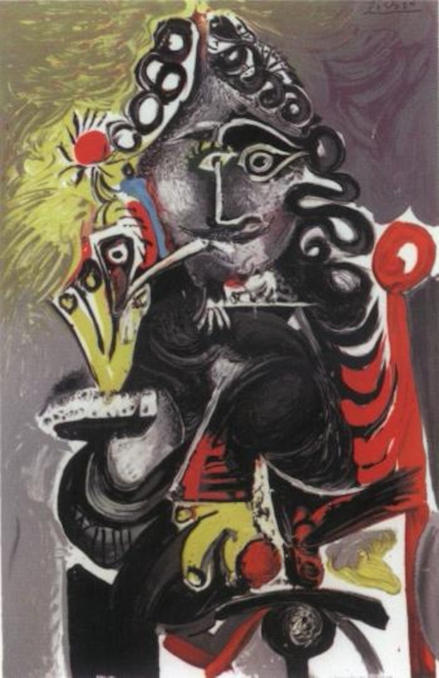 Mousquetiaire a la pipe by Pablo Picasso