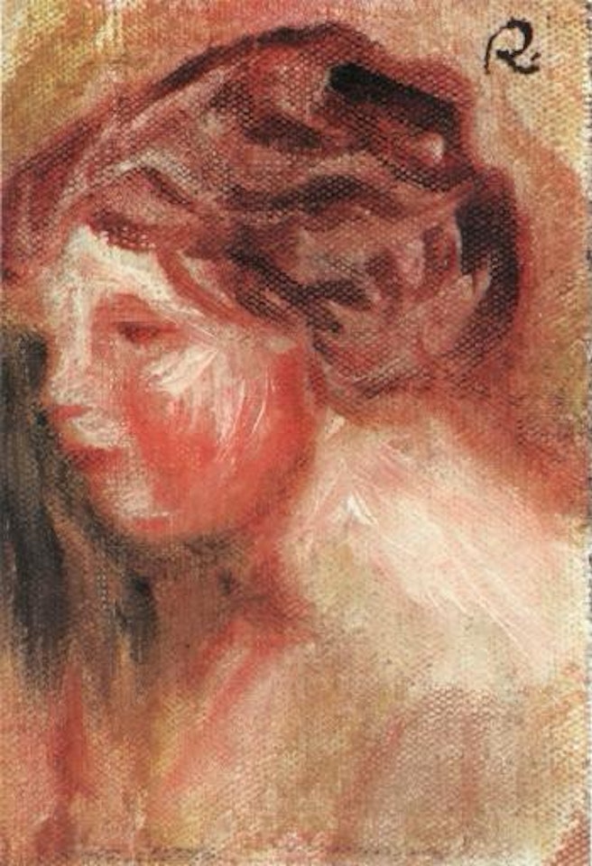 Tete de femme by Pierre-Auguste Renoir