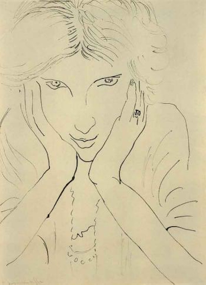 Femme accoudee by Henri Matisse