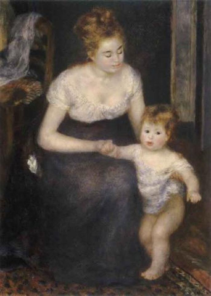 Le premier pas by Pierre-Auguste Renoir