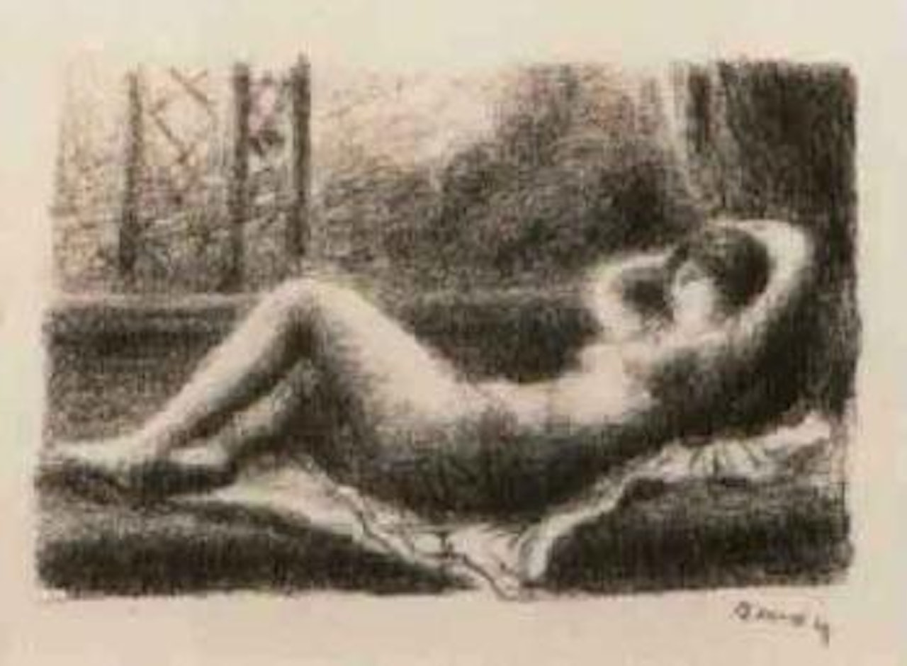 Odalisque by Pierre-Auguste Renoir