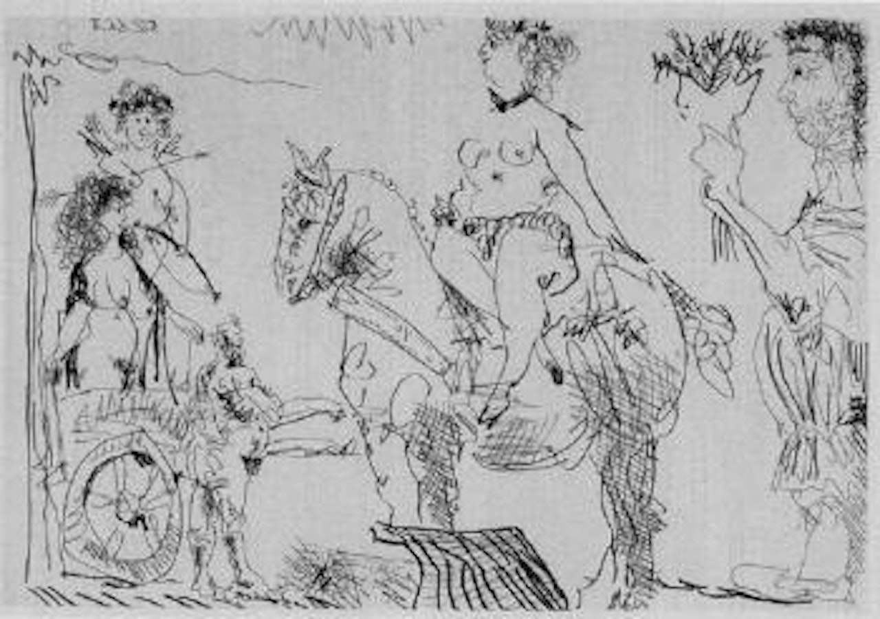 La cocu magnifique by Pablo Picasso