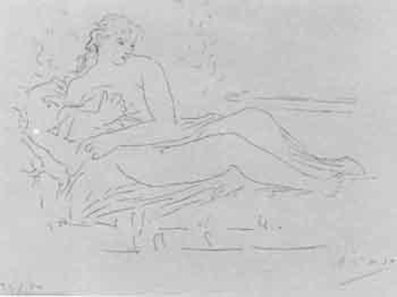 Femme couchee by Pablo Picasso