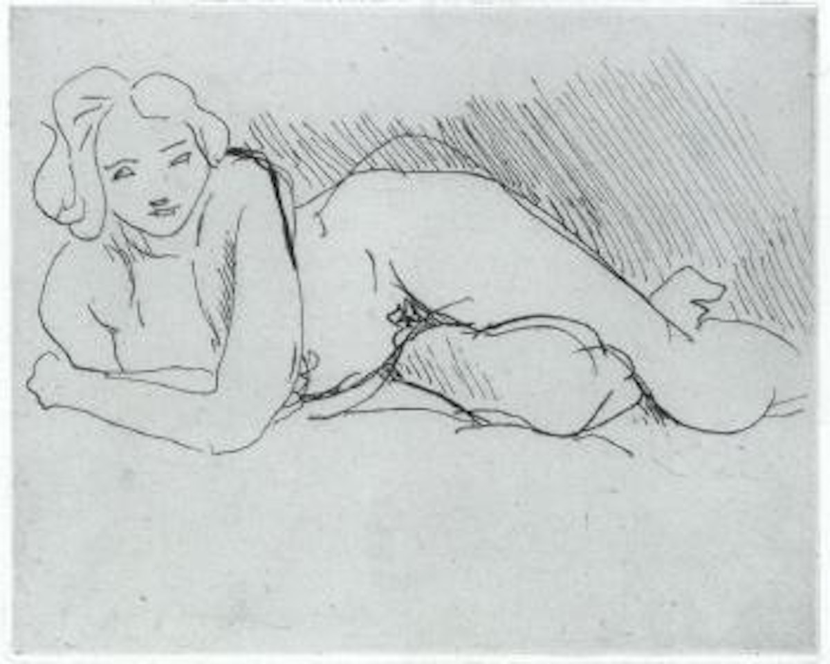 Nu couche by Henri Matisse