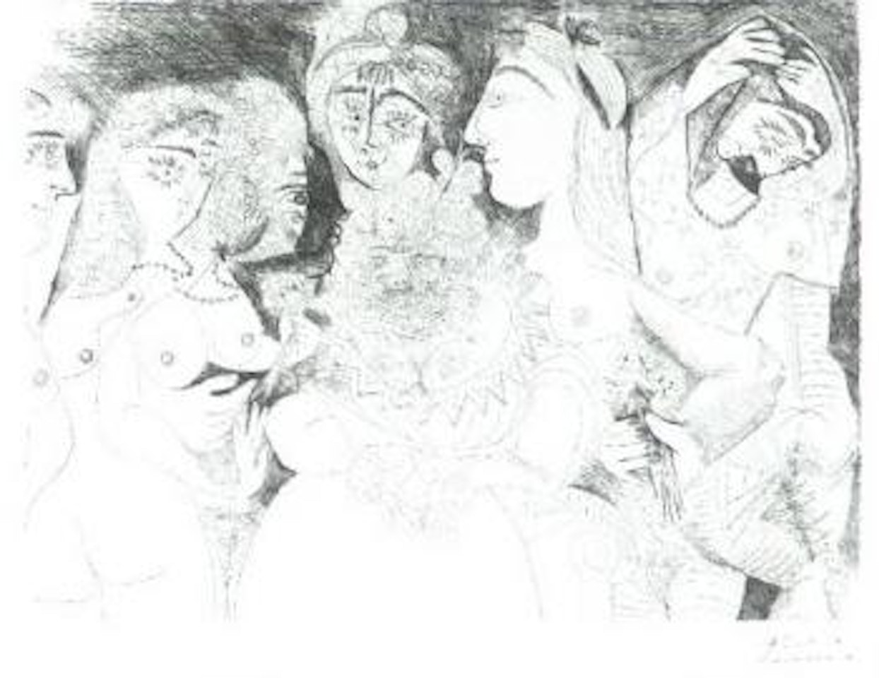 La fete de la patronne by Pablo Picasso