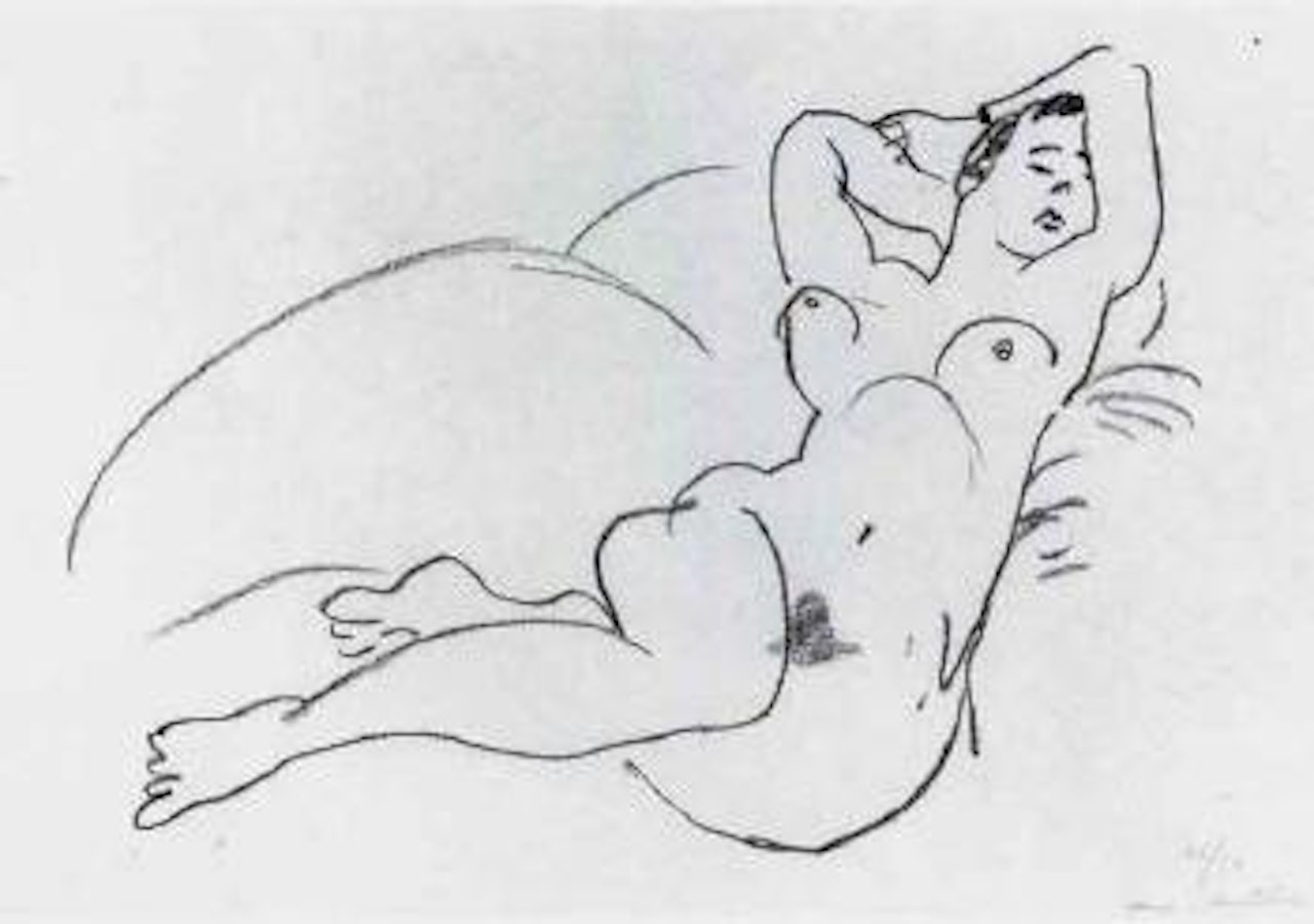 Figure endormie by Henri Matisse