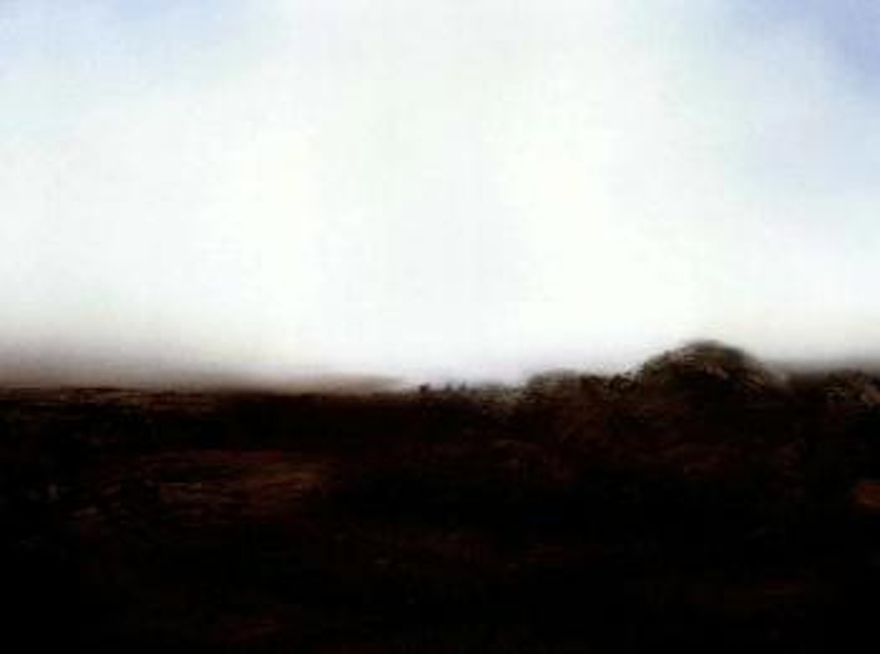 Teyde landscape, sketch by Gerhard Richter