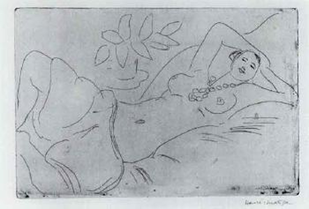 Odalisque couchee by Henri Matisse