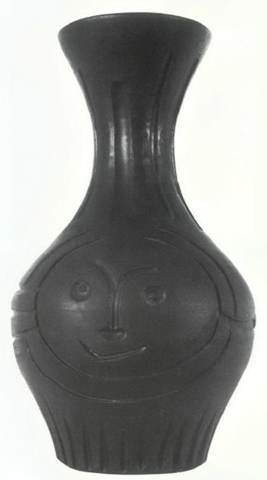 Visage grave noir by Pablo Picasso