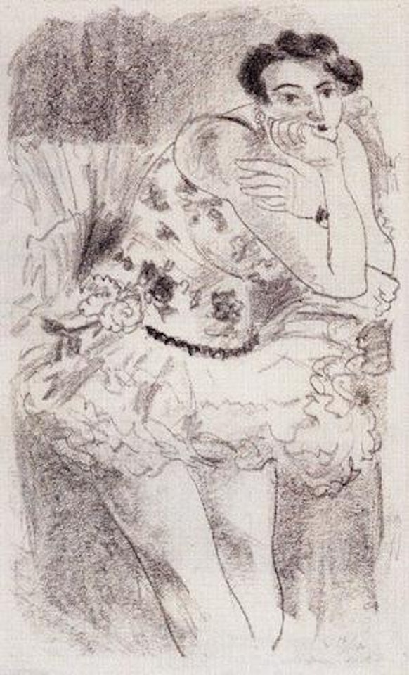 Danseuse debout, Accoudee - Dix danseuses by Henri Matisse