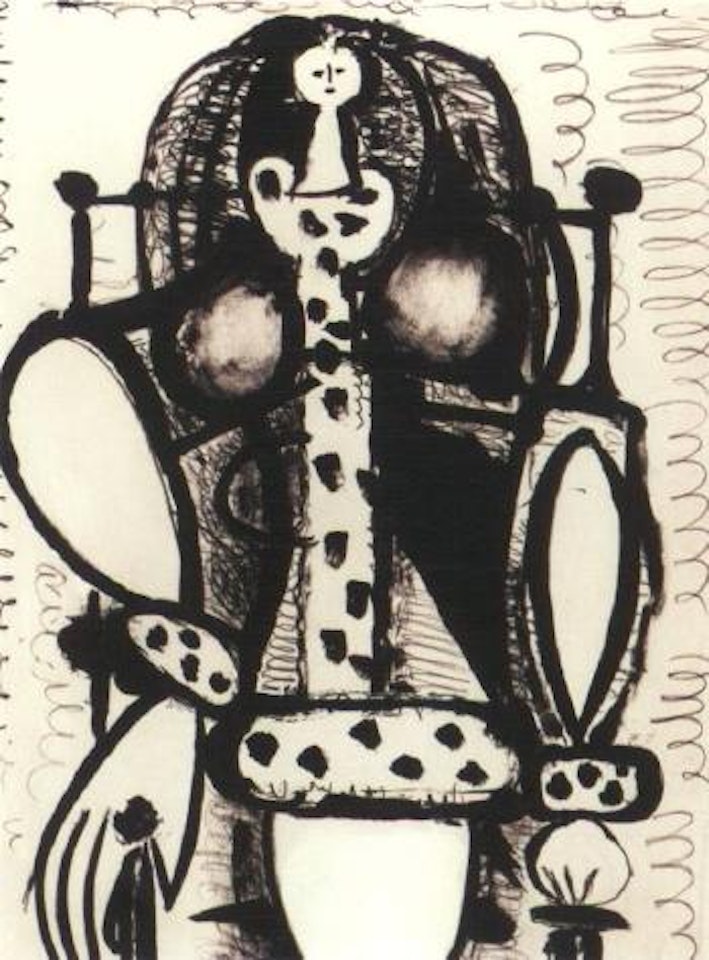 Armchair woman by Pablo Picasso