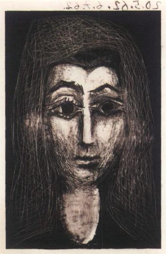 Head of Jacqueline by Pablo Picasso