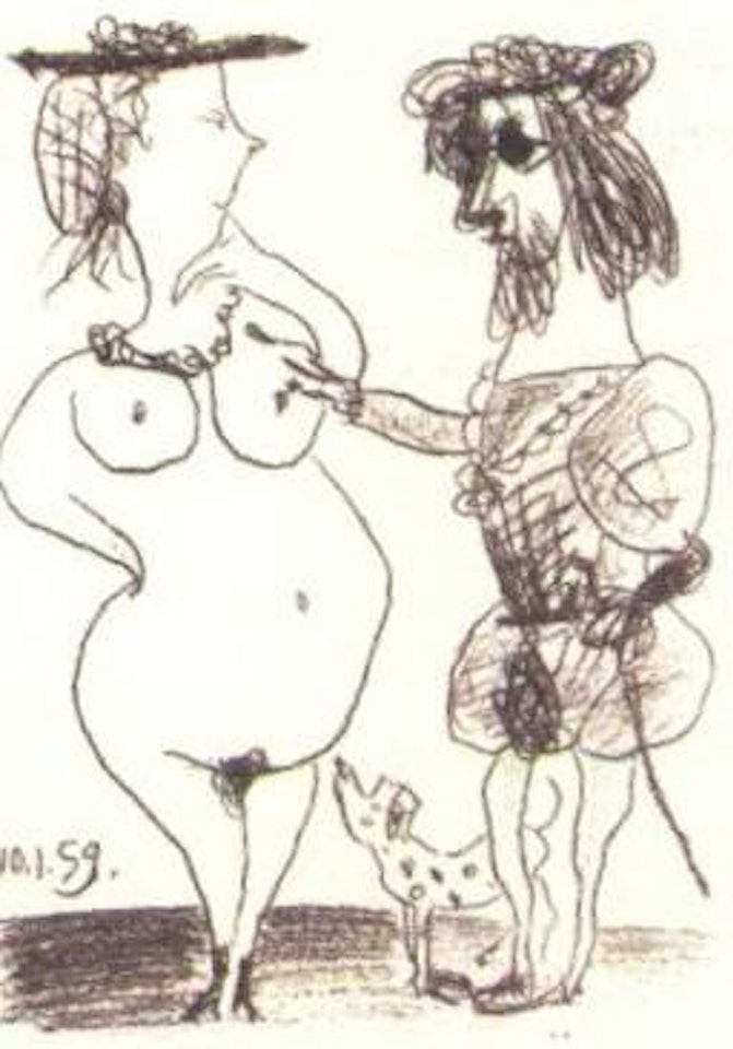 Lord and the Dame by Pablo Picasso
