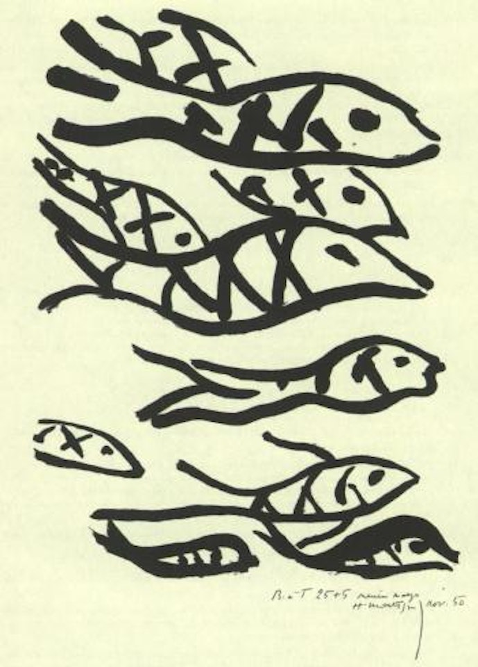 Etude pour la nappe liturgique de la Chapelle de Vence II by Henri Matisse