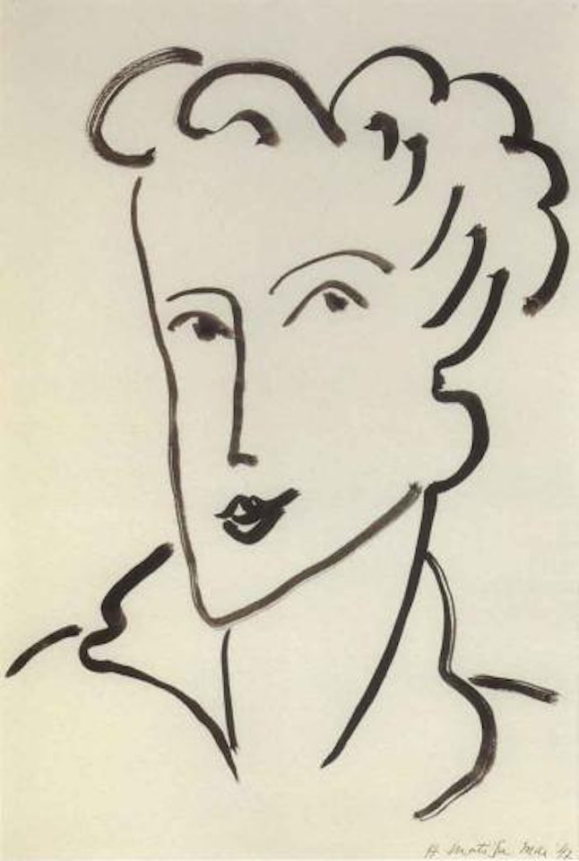 Grande tete de femme - Marie Josee by Henri Matisse