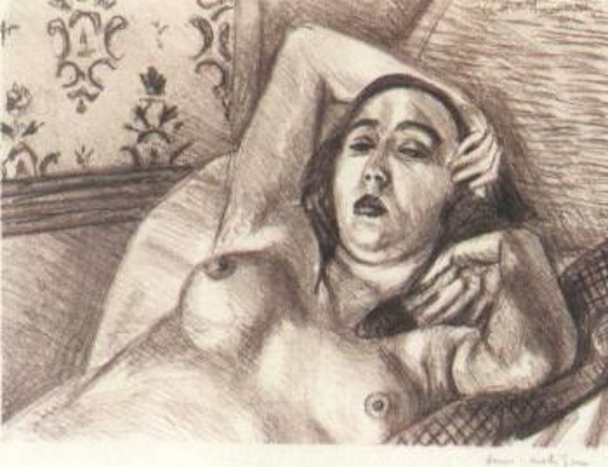 Repos du modele by Henri Matisse