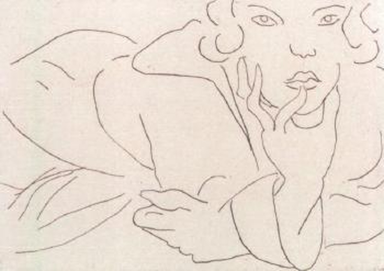Figure drapee by Henri Matisse