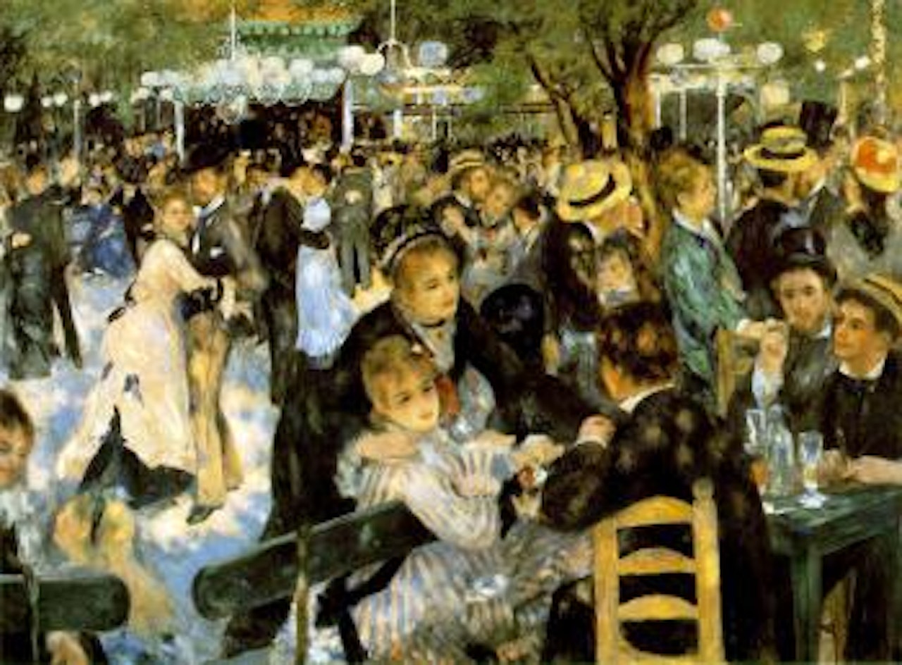 Au Moulin de la Galette by Pierre-Auguste Renoir