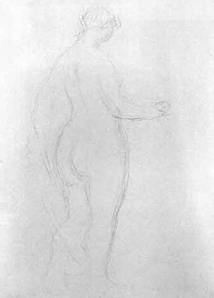 Etude pour la petite Venus debout by Pierre-Auguste Renoir