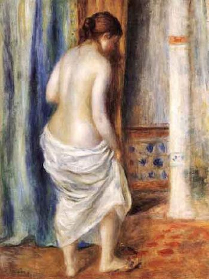 La sortie du bain by Pierre-Auguste Renoir