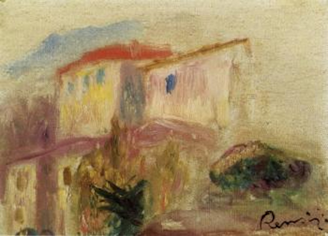 La poste a Cagnes by Pierre-Auguste Renoir