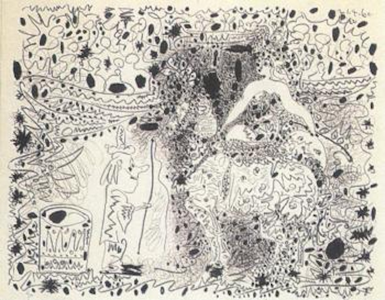 The horsewoman by Pablo Picasso