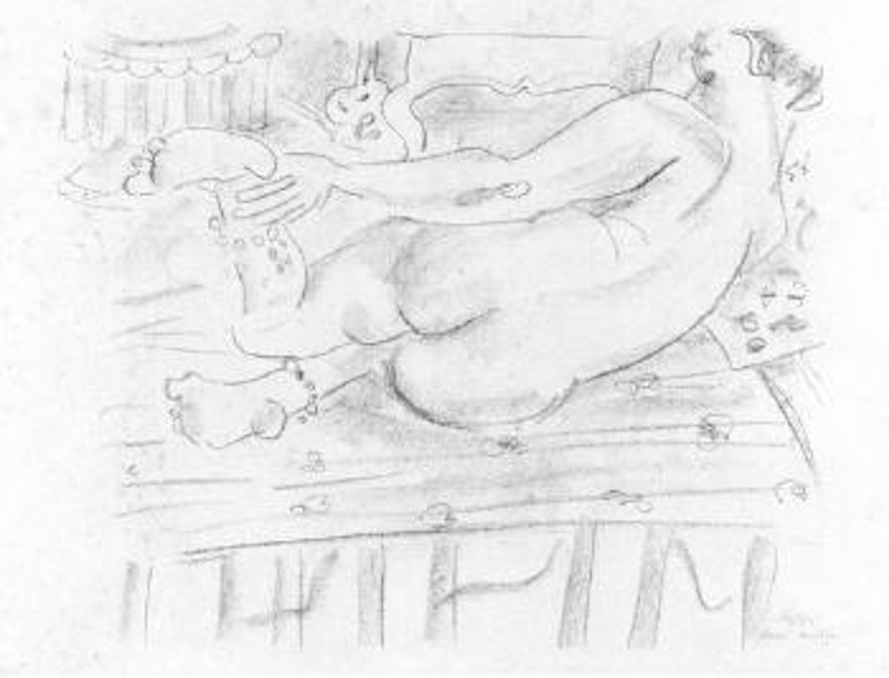 Nu couche de dos by Henri Matisse