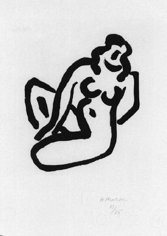 Nu accroupi I by Henri Matisse