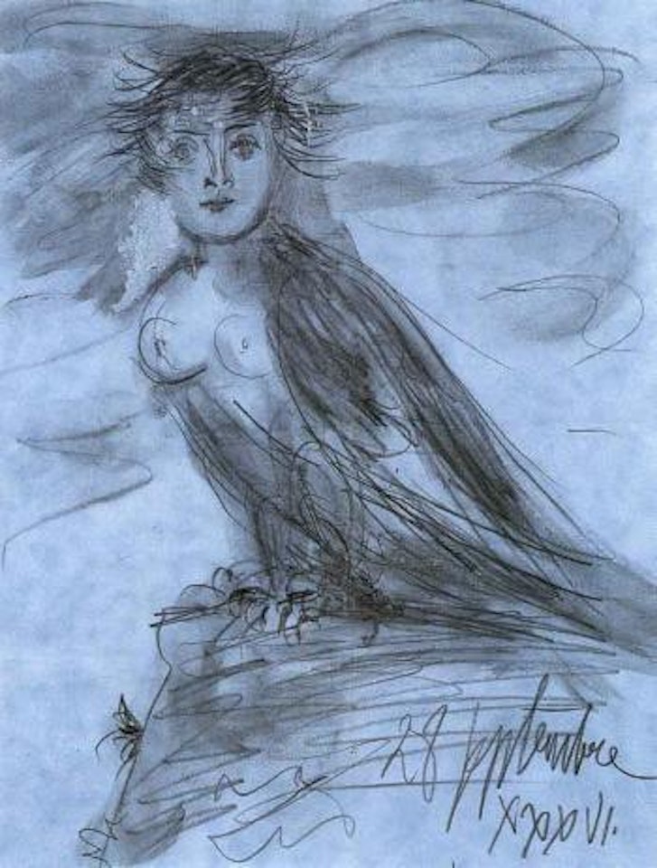 Dora Maar en femme-oiseau by Pablo Picasso