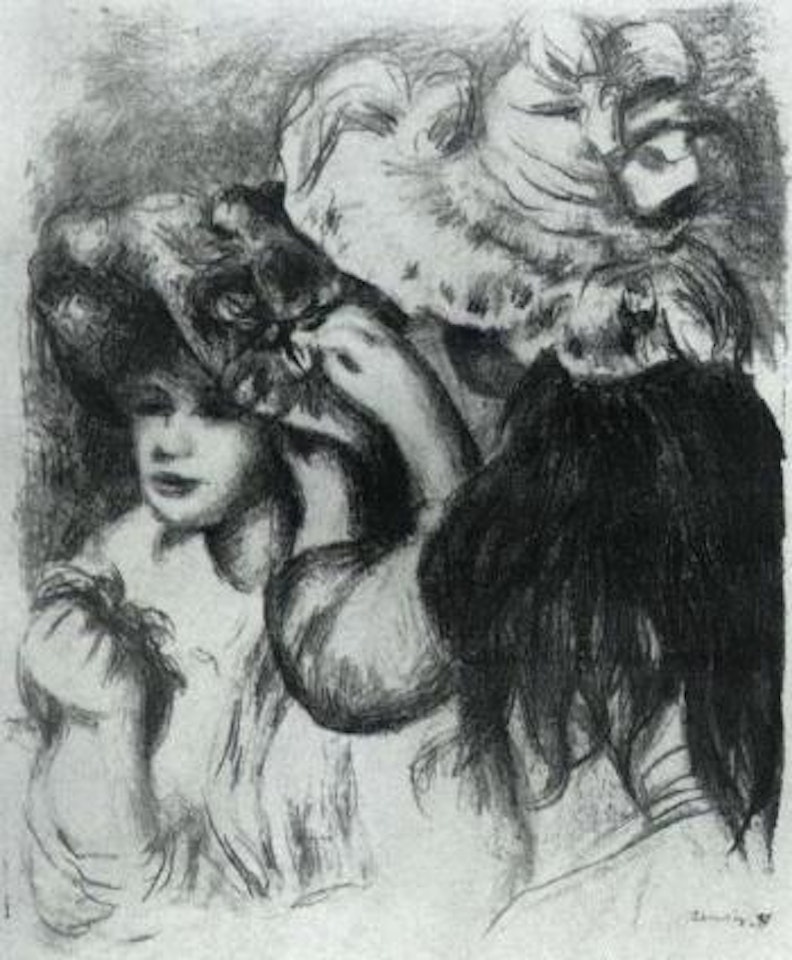 Chapeau epingle, 1ere planche by Pierre-Auguste Renoir